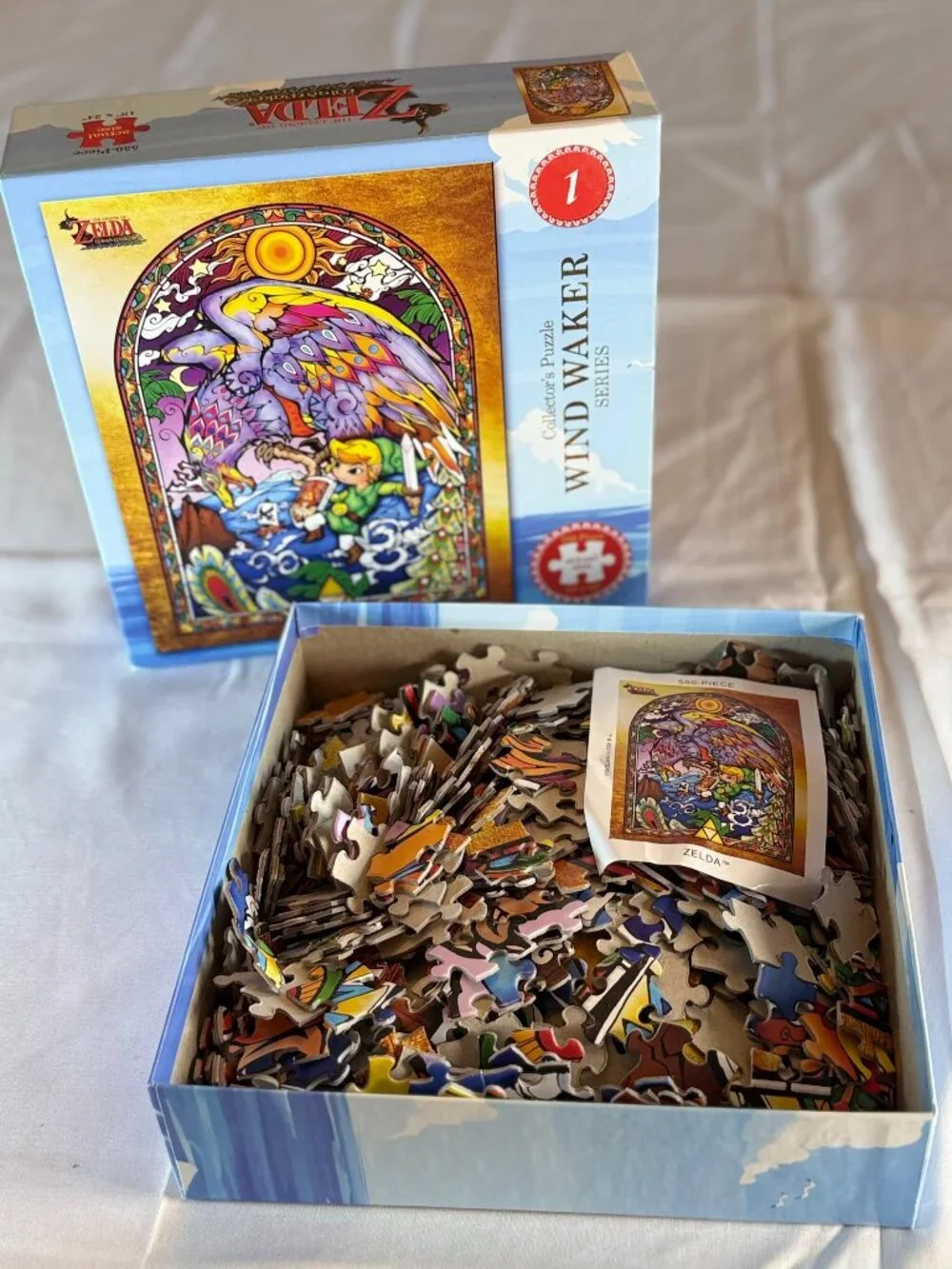 Nintendo Legend of Zelda Windwaker Stained Glass 550 pcs jigsaw puzzle 18